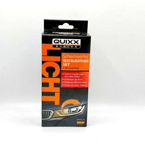 Quixx Scheinwerfer Aufbereitungsset & Versiegelung Max Parts Shop