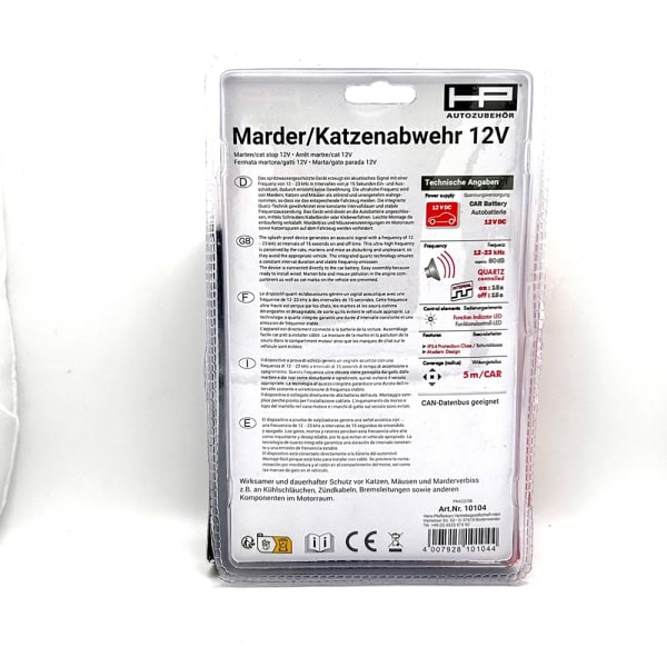 HP MarderKatzenabwehr 12V Ultraschall 10104 Max Parts Shop (2)