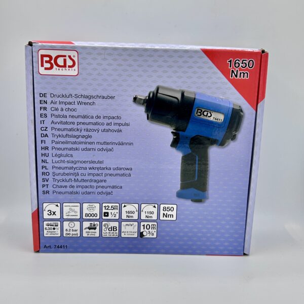 Druckluftschlagschrauber 12,5 mm (1/2") BGS 74411