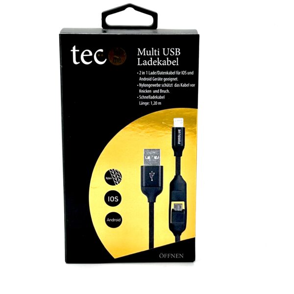 Ladekabel Multi USB - IOS – Android – CPC  - 2222