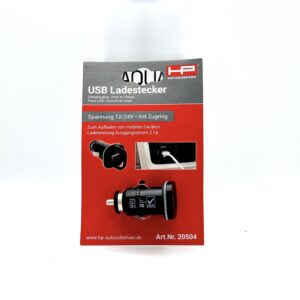 USB Ladestecker Zigarettenanzünder- HP - 12+ 24V - 20504