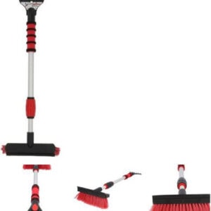 NIGRIN Eisschaber-Schneebesen lang Teleskop - 6187