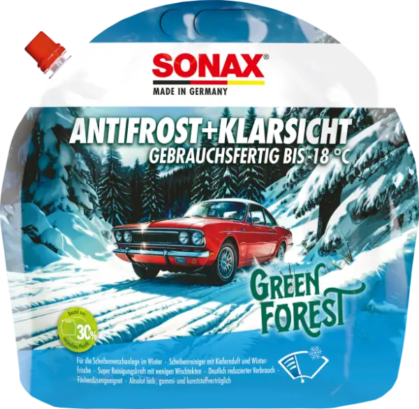 Sonax Antifrost & Scheibenreiniger - Klarsicht Green Forest 3 Liter